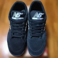 New Balance 891 黒 ブラック ハイカットスニーカー US5 本革 - メルカリ