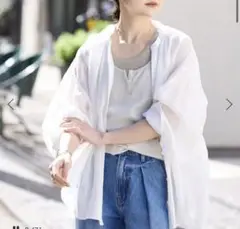 スローブイエナ♡ラミースキッパーシャツ♡ホワイト
