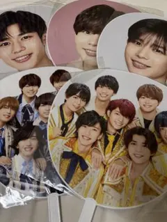 ジャニーズ アイドル なにわ男子　うちわ セット