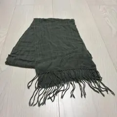 COMME A ISM コムサイズム　モスグリーン　マフラー