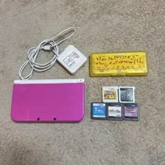 Nintendo 3DS LL ピンク 本体 ソフト