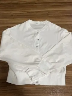 長袖スウェットカーディガン M