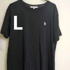 U.S. POLO ASSN. 半袖 Tシャツ チュニック　ブラック Lのサムネイル