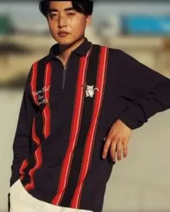 22AW ウィンダンシー×ブリーフィングポロシャツ黒M WIND AND SEA 0810925Y0023_x1_a001.jpg