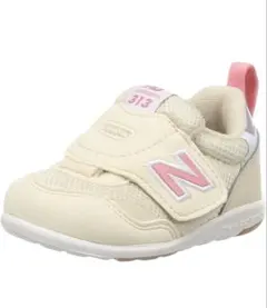 New Balance 313 ベビーシューズ ホワイト/ピンク 13cm