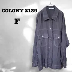 【美品】COLONY 2139 シアー ビッグ シャツ Gジャン ブラウスのサムネイル