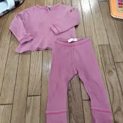 ZARA　86　セットアップ　長袖　ピンク　女の子