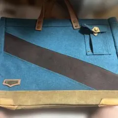 master pieceメンズ トートバッグ ブルー ブラウン コンビカラーのサムネイル