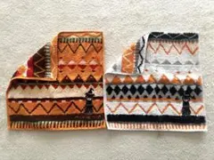 PAUL&JOE SISTER 幾何学模様のハンカチ2枚セット