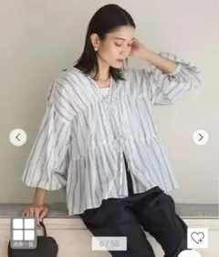 全方位映えギャザーブラウス