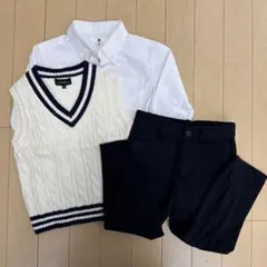 キッズフォーマル服セット（シャツ・ベスト・パンツ）