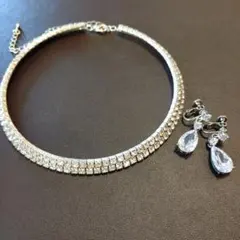 ステージ用　ネックレス イヤリングセット