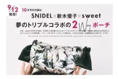 sweet2022年10月号付録 SNIDEL チェーンつきリボンポーチのサムネイル