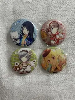 プロセカ グリッター缶バッジ サンリオコラボ Leo/need まとめ売り