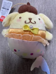 ポムポムプリンカフェ限定 吸血鬼プリンぬいぐるみ ハロウィン　タグ付 ポムポムプリンカフェ限定 吸血鬼プリンぬいぐるみ ハロウィン