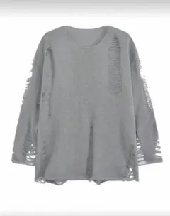 セーターグレー