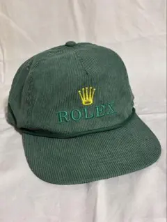 GP様専用 ROLEX ノベルティ コーデュロイ キャップ グリーン xpv