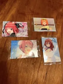 五等分の花嫁 ウエハース 4枚セット