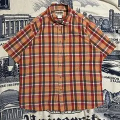 【バーバリーよりな柄】90s ラングラー　チェックシャツ　ボックスシルエット