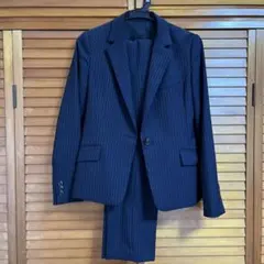 美品✨グリーンレーベルリラクシング セットアップ ノーカラー ネイビー L 2025年最新】green label relaxing レディース ビジネス パンツ