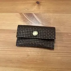 ハンドメイド　本革コインケース