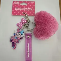 つ*読様 東京ディズニーランド　パルパルーザ　ミニー　 キーチェーン