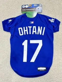 【新品】ペット用　大谷翔平 17 ユニフォーム Lサイズ