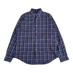 【90s・香港製】ラルフローレン チェックシャツ カスタムフィット Lサイズ