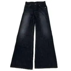 フレアデニム ブラック 古着