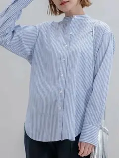 現行 極美品　24SS 23区　CANCLINIストライプシャツ　38　Ｍサイズ