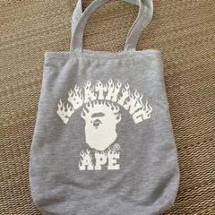 A BATHING APE トートバッグ グレー4面