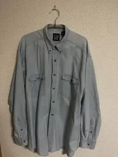 90'S OLD GAP 旧タグ シャンブレー 長袖 BDシャツ
