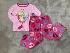 ディズニープリンセス　パジャマ　ピンク　100〜110cm