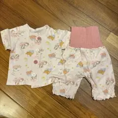 動物柄コットンベビーパジャマ