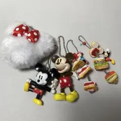 ミッキーアンドミニー キーホルダーセット