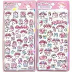【日本未発売】サンリオ マイメロディ SWEET 3Dシール 2枚セット