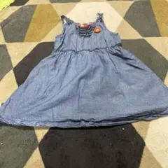 f dash デニムワンピース 110 ファミリア