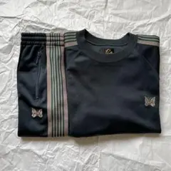 セットアップ グリーン ベージュ スウェット ニードルス ニードルズ 