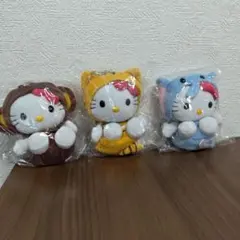 ハローキティ がまぐちコインパース ジャングル 3体セット