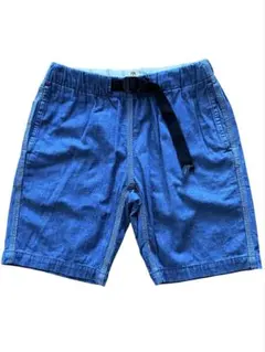 WILD THINGSx KATOワイルドシングス カトー 綿麻ショーツSブルーのサムネイル