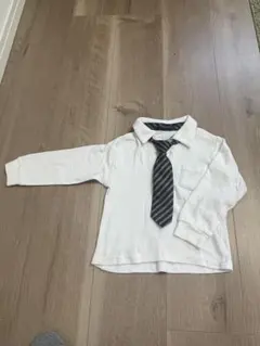 フォーマルシャツ ネクタイ付き　90cm