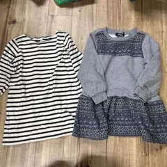 無印良品 コムサのトップス2枚セット 100