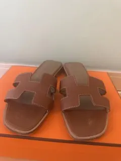定価約13万円⭐︎エルメス⭐︎サンダル⭐︎オラン⭐︎ゴールド⭐︎36.5
