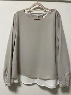 GLACIER グレー 長袖ブラウスのサムネイル