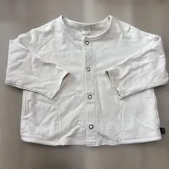 tetaatete アイボリー ボタン付きカーディガン 80