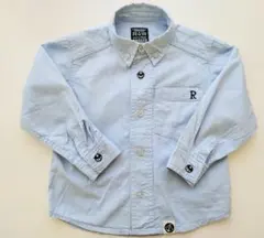 100cm ブルー 長袖シャツ フォーマル ラゲットワークス 男の子 Yシャツ