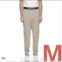 FOG ESSENTIALS コットンジャージラウンジパンツ TAN M