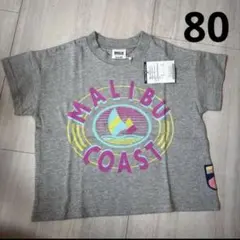 BREEZE♡ロゴ半袖Tシャツ 80 グレー