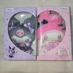 リカ&クロミ・マイメロディおもちゃ箱入りマスコット2点セット