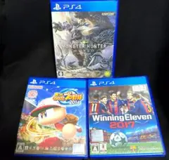 PS4　パッケージ版ソフト　3本　まとめ